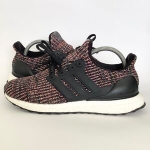Womens 9/Mens 8 Adidas 4.0 Ultraboost DNA Black/Multicolor/White H 04851USED